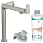 hansgrohe Aqittura M91 K&uuml;chenarmatur 76802800 1jet, Starter Set, Edelstahl Finish