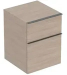 Geberit iCon Seitenschrank 502315JH1 45x60x47,6cm, 2 Schubladen, Eiche/Griff lava