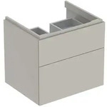 Geberit Xeno2 Waschtisch-Unterschrank 500506001 58x53x46,2cm, matt/greige, mit 2