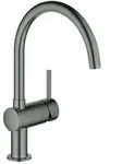 Grohe Minta Sp&uuml;ltisch-Einhebelmischer 32917AL0 hard graphite geb&uuml;rstet,