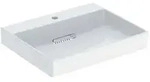 Geberit One Waschtisch 505034001 60 cm, mit Hahnloch mittig, ohne &Uuml;berlauf, wei&szlig;