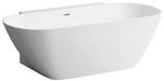 Laufen Lua Badewanne H2200870000001 170x85,5cm, wandangebunden, Marbond, ohne