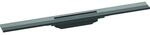 hansgrohe RainDrain Flex Duschrinne 56043340 70cm, Fertigset, k&uuml;rzbar, brushed black