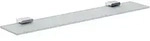 Emco Loft Ablage 051000160 600 mm, Kristall Glas satiniert, Halter chrom