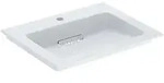 Geberit One M&ouml;bel-Waschtisch 505002001 60 cm, Hahnloch mittig, ohne &Uuml;berlauf, wei&szlig;