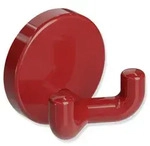 Hewi 801 Doppelhaken 801.90.02033 rubinrot, mit Rosette d= 40mm