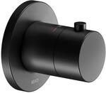 Keuco IXMO Black Selection Brausethermostat 59553370001 Unterputz, rund, schwarz matt