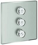 Grohe Grohtherm Smartcontrol Fertigmontageset 29127DC0 supersteel, eckig, 3-fach