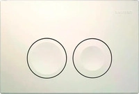 Geberit 115125115, Geberit Delta 25 Round Bet&auml;tigungsplatte 115125115 wei&szlig;-alpin,