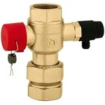 Caleffi Kappenventil 558050 3/4" x 3/4", zum Pr&uuml;fen von Ausdehnungsgef&auml;&szlig;en