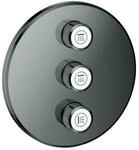 Grohe Grohtherm Smartcontrol Fertigmontageset 29122A00 hard graphite, rund, UP-Ventil