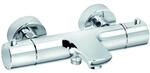 Kludi Objekta Wannenarmatur 352010538 chrom, Aufputz Thermostat