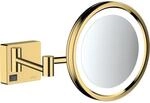 hansgrohe AddStoris Rasierspiegel 41790990 3-fach Vergr&ouml;&szlig;erung, mit LED...