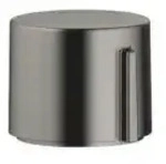 Dornbracht Exzenterbet&auml;tigung 10712970-99 mit Drehknopf ohne Rosette, Dark...