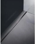 Geberit CleanLine50 Duschrinne 154447QC1 30-130 x 3 cm, Schwarz chrom poliert,