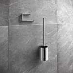Hewi System 900 WC-B&uuml;rstengarnitur 900.20.00040 &Oslash; 89 mm, 44 x 10,8 cm, Edelstahl,