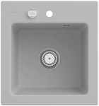 Villeroy & Boch Subway 45 XS Einbausp&uuml;le 678102SM mit Ablaufgarnitur und