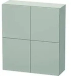 Duravit L-Cube Halbhochschrank LC116700707 70x24,3x80cm, 2 T&uuml;ren, betongrau matt