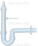 HAAS Ger&auml;te-Siphon 1930 DN 40, 1 Kombi-Ger&auml;teanschluss 3/4", 1" und G 1",