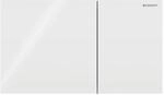 Geberit Sigma 70 Square Bet&auml;tigungsplatte 115622SI1 f&uuml;r 2-Mengen-Sp&uuml;lung, Glas,