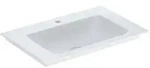 Geberit One M&ouml;bel-Waschtisch 505010012 75 cm, Hahnloch mittig, ohne &Uuml;berlauf, wei&szlig;