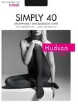 Hudson Simply 40 Strumpfhose 6er Pack | 38-40 (I) | Black (HU-0005)