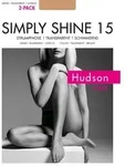 Hudson Simply Shine 15 Strumpfhose 6er Pack | 38-40 (I) | Skin (HU-0014)