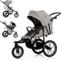 Kinderkraft KSHELS02GRY0000, Sportkinderwagen Kinderkraft Helsi 2 Grey Grau