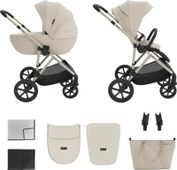 Kinderkraft KSPRIM03BEG2000, Kinderwagen Kinderkraft Prime 3 2in1 Sand Dune Gelb