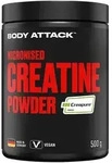 Body Attack - Micronised Creapure Creatine Powder - 500g Dose