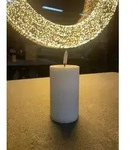 Piffany - Uyuni LED Pillar Stumpenkerzen | Nordic White H 10.1 cm