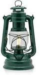 Feuerhand Baby Special 276 LED - Sturmlaterne im Retro-Design Moss Green