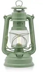 Feuerhand Baby Special 276 LED - Sturmlaterne im Retro-Design Sage Green
