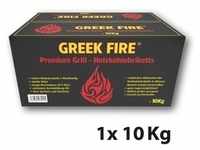 10 kg Greek-Fire Holzkohlebriketts aus natürlichem Hartholz für...