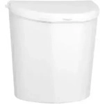 Brunner Abfallbeh&auml;lter Pillar XL Kunststoff, wei&szlig; - 10 Liter