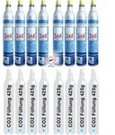 8 x CO2 Zylinder Kohlens&auml;ure 425 g Flasche mit F&uuml;llung bis zu je 60 L f. Soda-S...