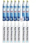7 x CO2 Zylinder Kohlens&auml;ure 425 g Flasche mit F&uuml;llung bis zu je 60 L f. Soda-S...