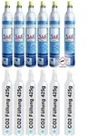 6 x CO2 Zylinder Kohlens&auml;ure 425 g Flasche mit F&uuml;llung bis zu je 60 L f. Soda-S...
