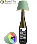 Sompex Leuchte "TOP 2.0" Akku LED Flaschenaufsatz Olivgr&uuml;n