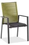 Niehoff MĂ&para;bel Outdoor Niehoff Cervo Hochlehner Kordel grĂĽn, Gestell Aluminium