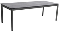 MWH Alutapo Tisch HPL Zement Iron Grey, 220x95cm 4260440950471