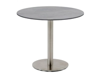 Niehoff MĂ&para;bel Outdoor Niehoff Bistro Tisch rund 95cm, HPL Beton-Design,...