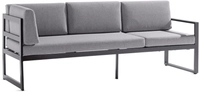 Sieger Exclusiv Passion Sieger Adelaide 3-Sitzer Sofa Aluminium inkl. Polster