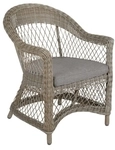 Brafab Kamomill Dininsessel, Geflecht beige, inkl. Sitzkissen 7393260052005