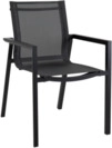 Brafab Delia Diningsessel, Aluminium Schwarz, stapelbar 7393260040439