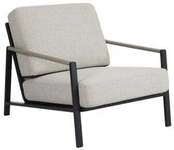 Brafab Lyra Loungesessel, Gestell Edelstahl schwarz, inkl. Polster 7393260038238