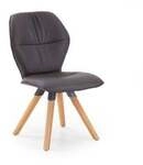Niehoff MĂ&para;bel Indoor Niehoff Chianti Design-Stuhl Stativgestell Eiche, Leder