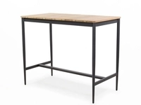 Niehoff MĂ&para;bel Outdoor Niehoff Luna Bartisch 135x70x110,5cm Gestell Alu anthrazit,