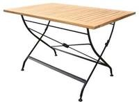 Zebra Florence Klapptisch 120x80cm aus Teak und Flachstahl 4025806241903