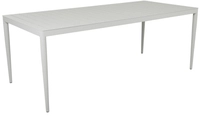 Brafab Bigby Diningtisch Aluminium 195x90cm, hellgrau 7393260053460